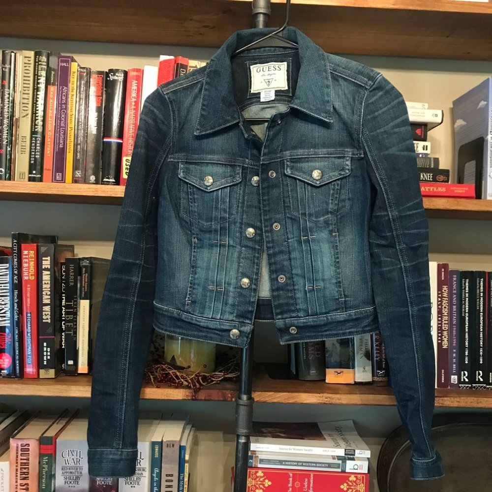 Guess Los Angeles Cropped Jean Jacket